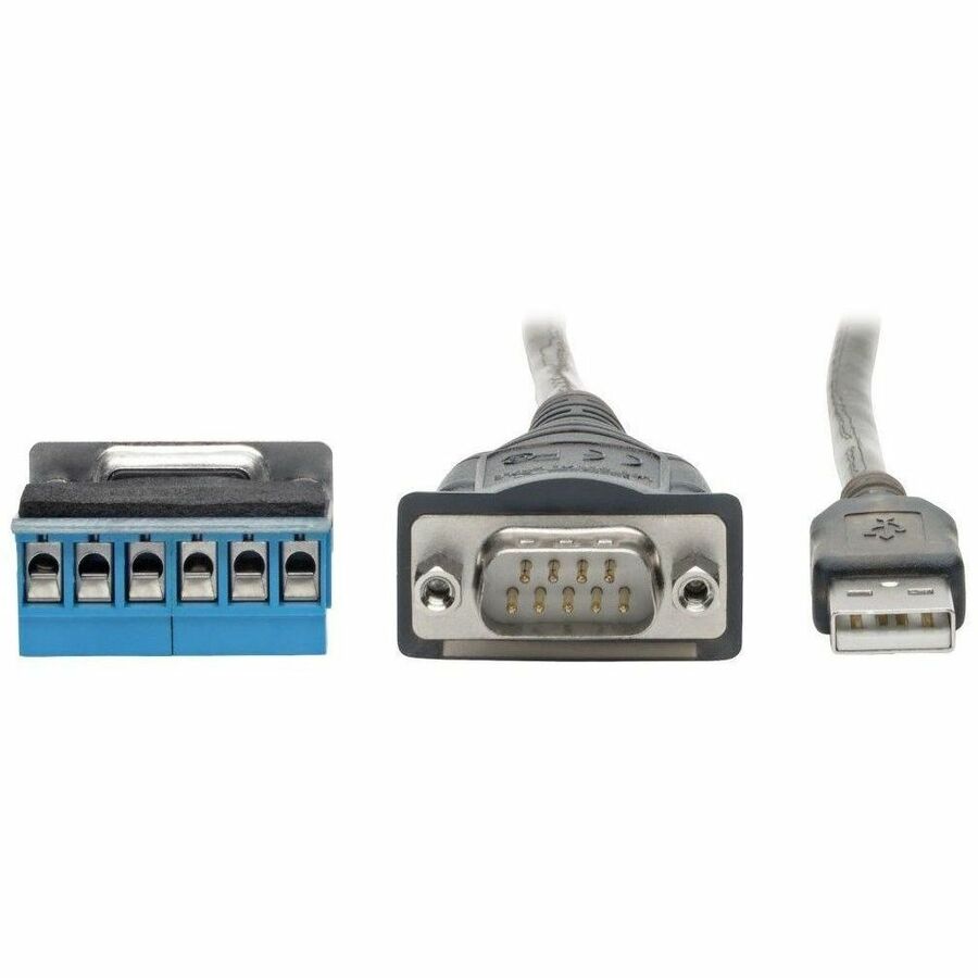 Eaton Tripp Lite Series USB to RS485/RS422 FTDI Serial Adapter Cable U209-30N-IND, 30 inches