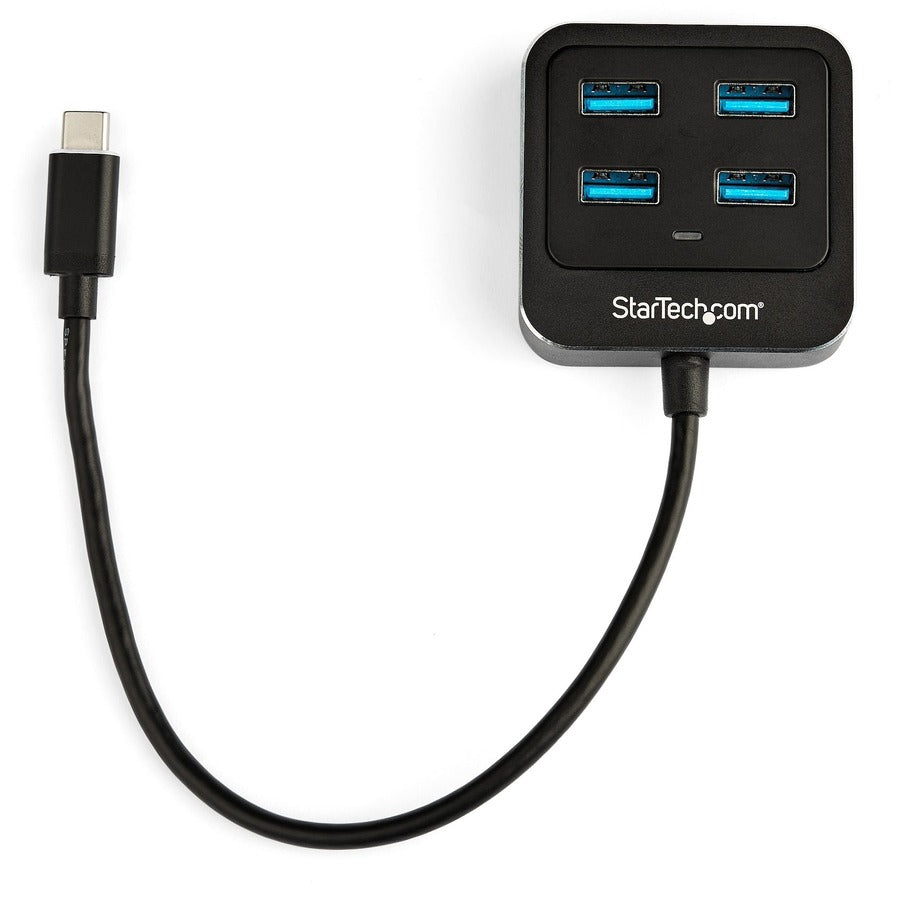 StarTech.com 4-Port USB-C Hub - USB-C to 4x USB-A - 10Gbps USB 3.2 Gen 2 - Bus-Powered Portable USB Adapter