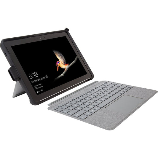 Kensington BlackBelt Rugged Case for Microsoft Surface Go 2 and Surface Go 3 with Hand Strap and Pen Holder