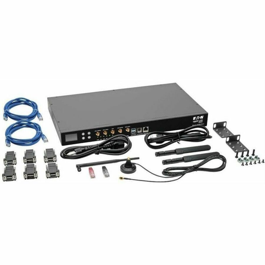 Eaton Tripp Lite Series 16-Port Serial Console Server with 4G LTE, Dual Gigabit Ethernet, Wi-Fi, and USB Ports