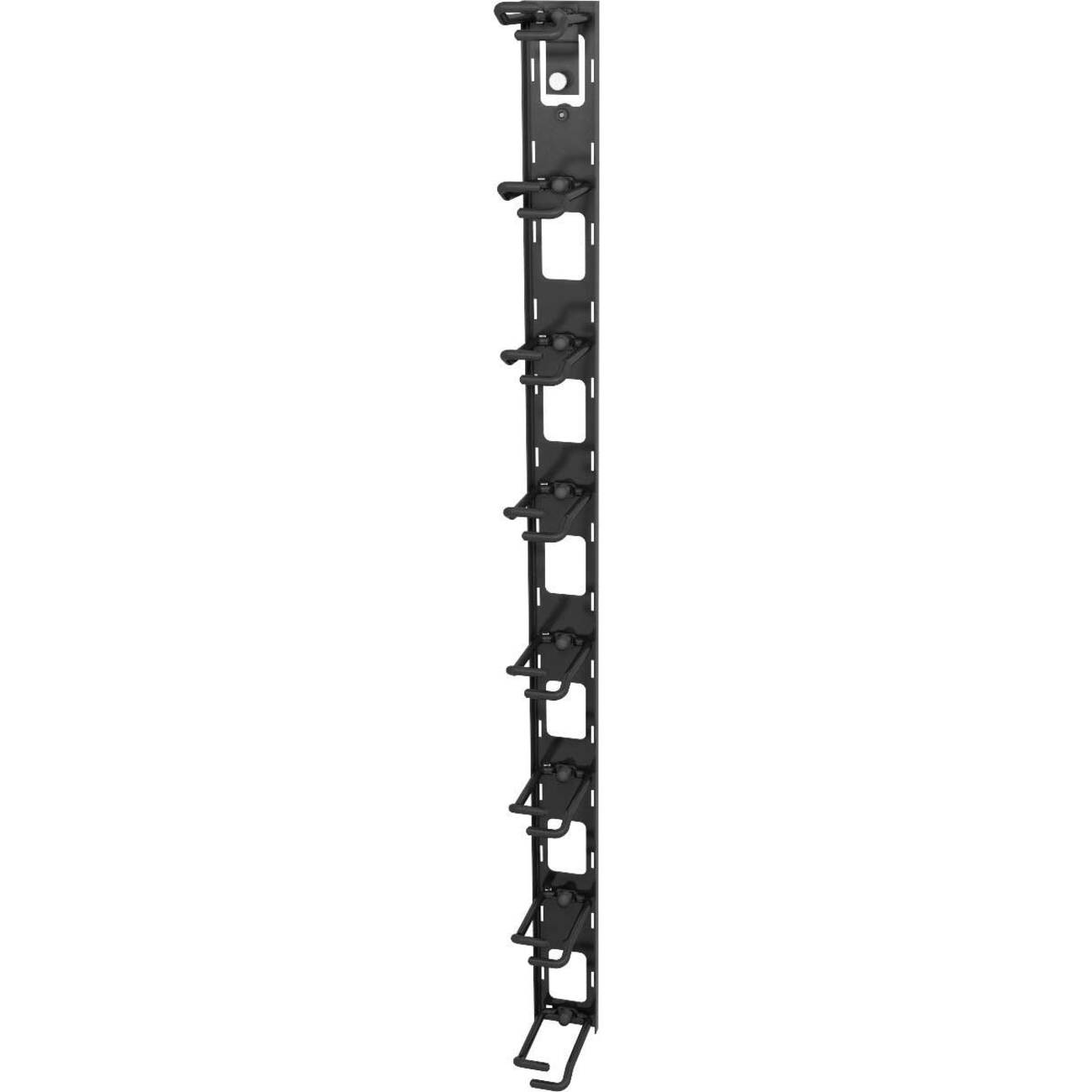 Vertiv VRA1021 Vertical Cable Wire Organizer with 8 Rings – 0U Rack Mount, 2 Pack