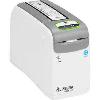 Zebra ZD510-HC Healthcare Wristband Printer - Portable Monochrome Direct Thermal Printing for Medical and Entertainment Use