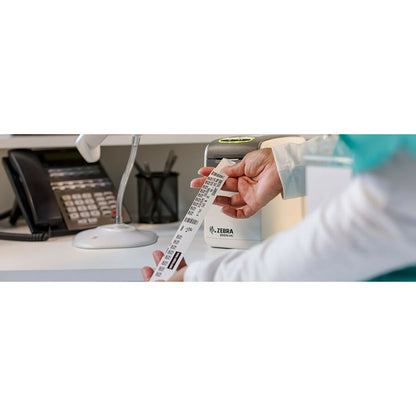 Zebra ZD510-HC Healthcare Wristband Printer - Portable Monochrome Direct Thermal Printing for Medical and Entertainment Use