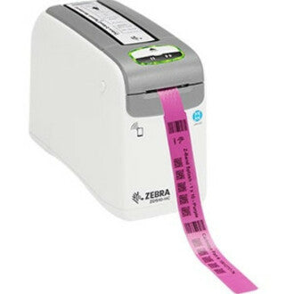 Zebra ZD510-HC Healthcare Wristband Printer - Portable Monochrome Direct Thermal Printing for Medical and Entertainment Use