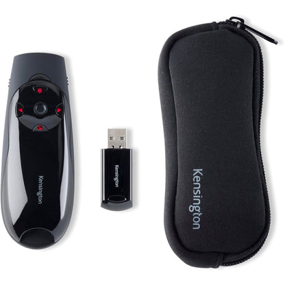 Kensington Presenter Expert Presentation Pointer with Wireless USB Receiver and Red Laser