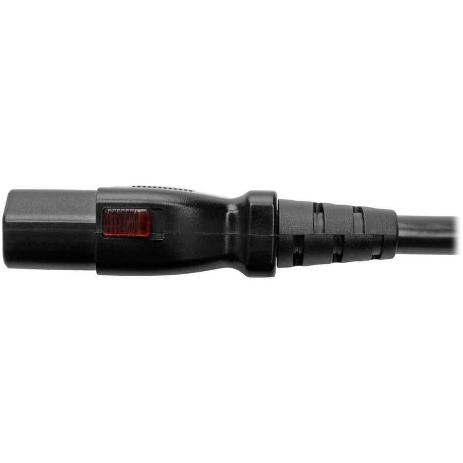 Eaton Tripp Lite Series Hospital-Grade Power Cord, NEMA 5-15P to Locking IEC C13, 10 ft, Black