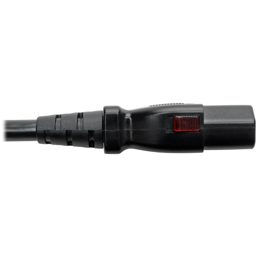 Eaton Tripp Lite Series Hospital-Grade Power Cord, NEMA 5-15P to Locking IEC C13, 10 ft, Black