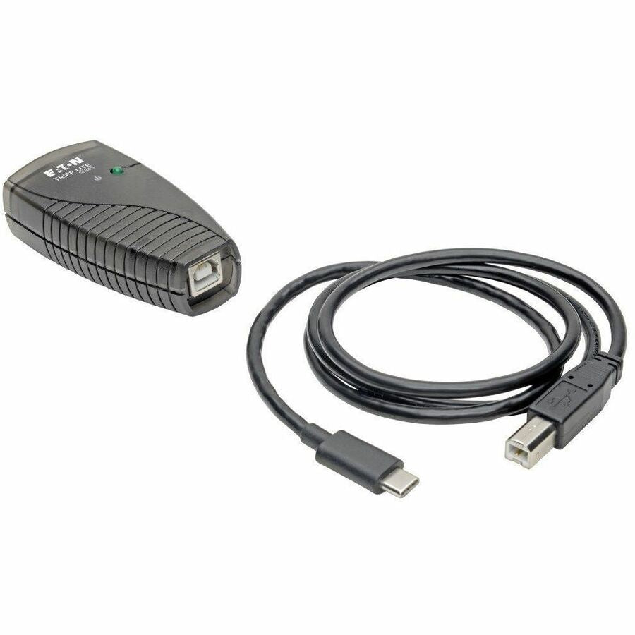 Eaton Tripp Lite Series USB-C to Serial DB9 RS-232 Adapter Cable - 3 ft. Keyspan, High-Speed Data Transfer (M/M), TAA Compliant