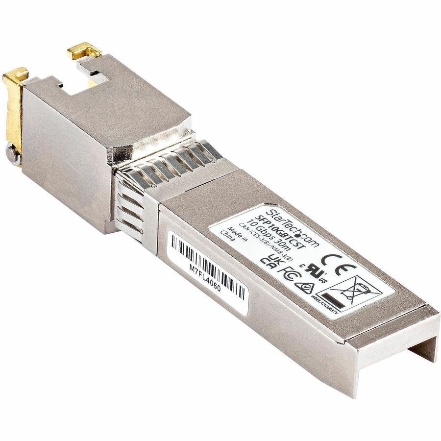 StarTech.com Cisco SFP-10GB-T-X Compatible SFP+ Module - 10GBASE-T Ethernet Transceiver over Copper Cable