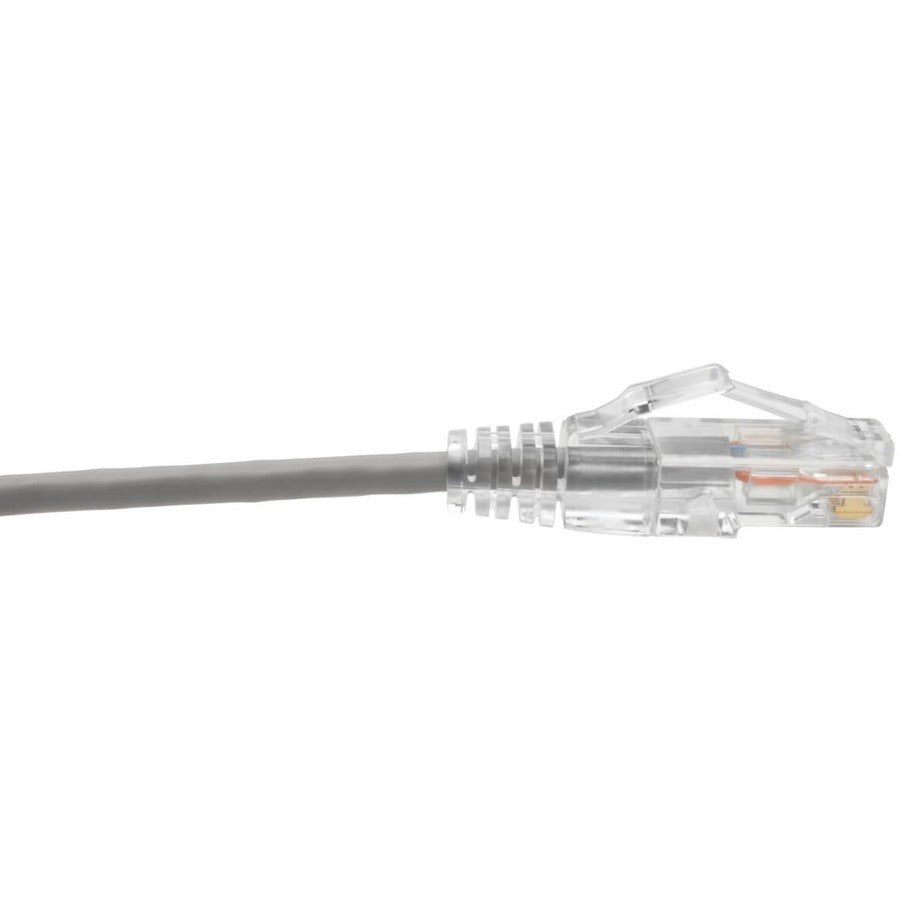 Eaton Tripp Lite Series Cat6 Gigabit Snagless Slim UTP Ethernet Cable (RJ45 M/M), Gray, 2 ft.