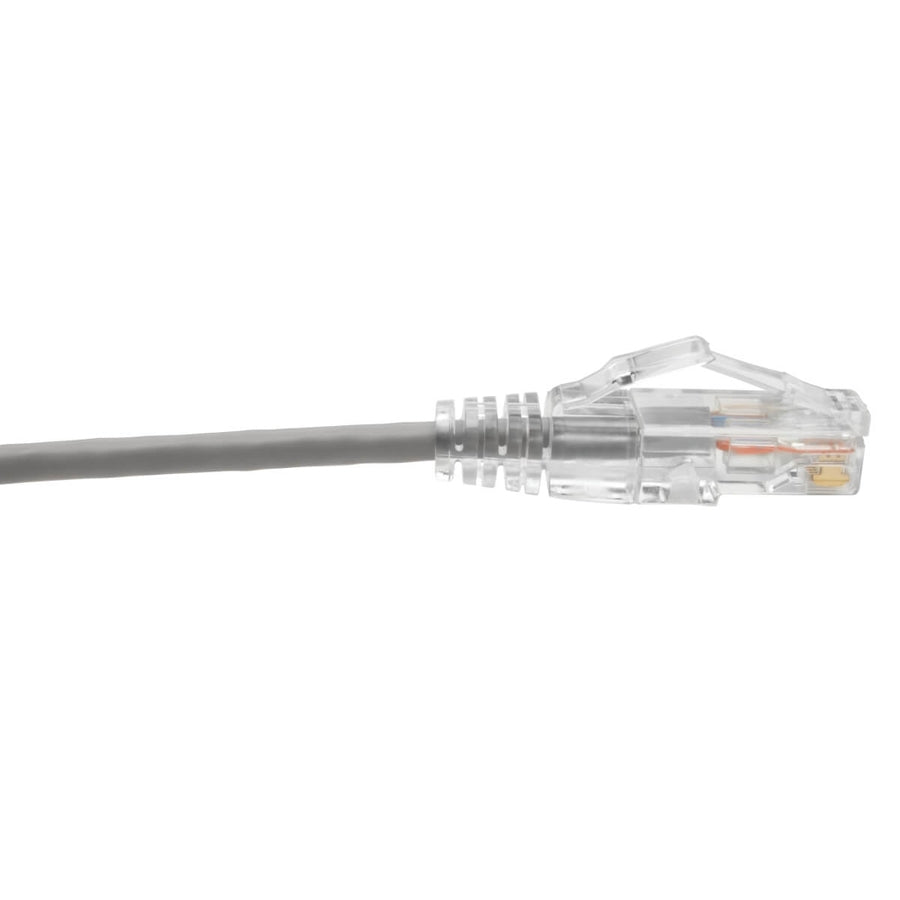 Eaton Tripp Lite Series Cat6 Gigabit Snagless Slim UTP Ethernet Cable (RJ45 M/M), 3 ft, Gray