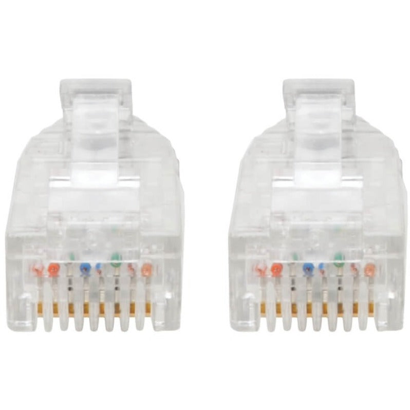 Eaton Tripp Lite Series Cat6 Gigabit Snagless Slim UTP Ethernet Cable (RJ45 M/M), Black, 7 ft.