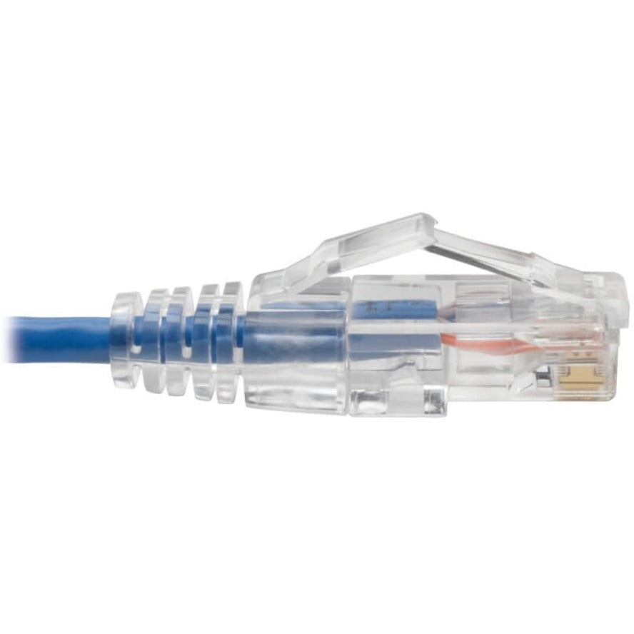 Eaton Tripp Lite Series Cat6 UTP Patch Cable, 7 ft. Blue, Snagless Molded Connectors, Gigabit Ethernet