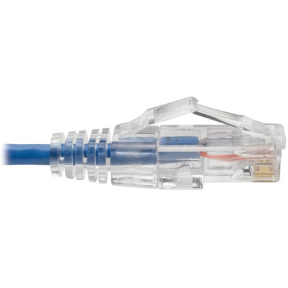 Eaton Tripp Lite Series Cat6 UTP Patch Cable, 7 ft. Blue, Snagless Molded Connectors, Gigabit Ethernet