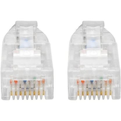 Eaton Tripp Lite Series Cat6 Gigabit Snagless Slim UTP Ethernet Cable (RJ45 M/M), Blue, 10 ft.