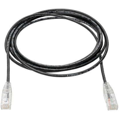 Eaton Tripp Lite Series Cat6 Gigabit Slim UTP Ethernet Cable, 15 ft, Black