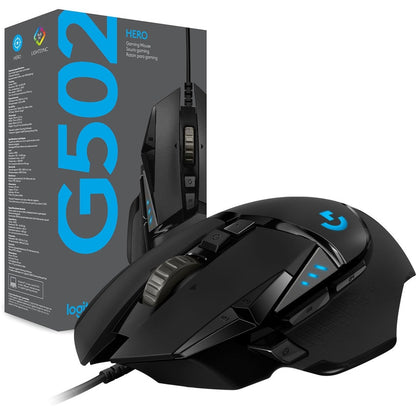 Logitech G502 HERO High Performance Gaming Mouse with Customizable RGB and Weights