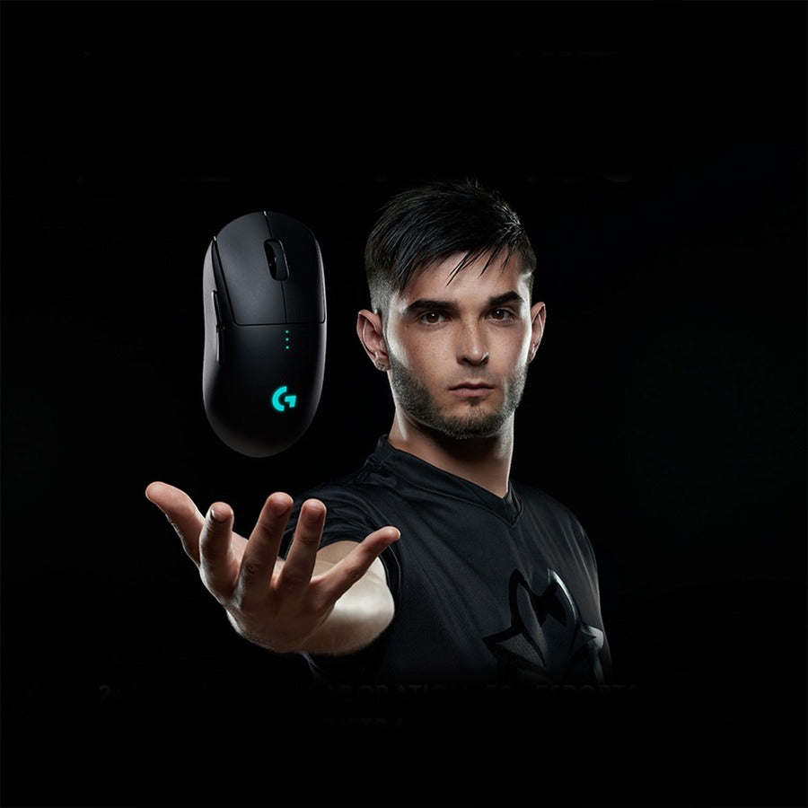 Logitech Pro Wireless Gaming Mouse - HERO 16K Sensor, LIGHTSPEED Wireless, 8 Programmable Buttons
