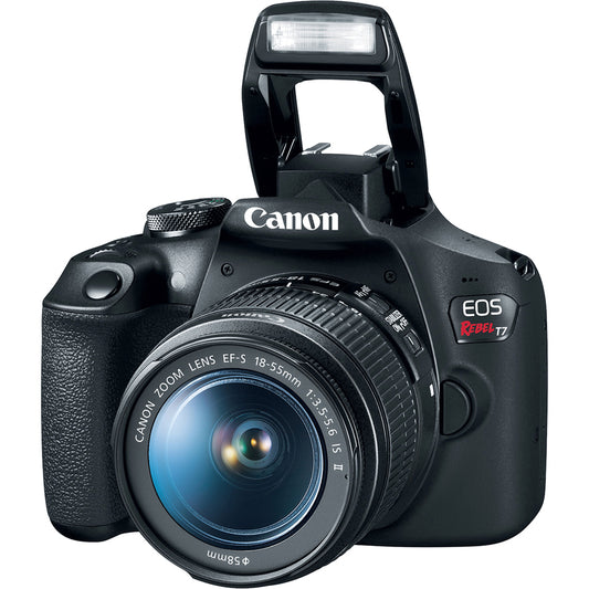 Canon EOS Rebel T7 Digital SLR Camera with 18-55mm Lens – 24.1 Megapixel CMOS Sensor and Built-In Wi-Fi