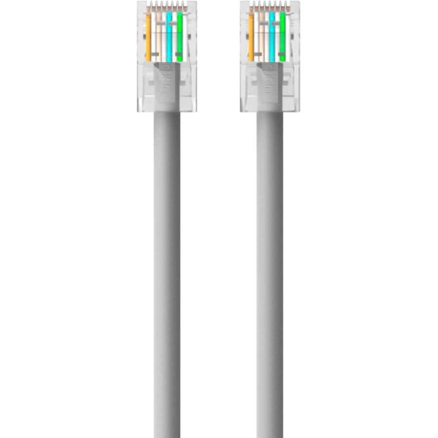 Belkin CAT5e Patch Cable - 7 ft Gray RJ45 Ethernet Network Cable for LAN Connectivity