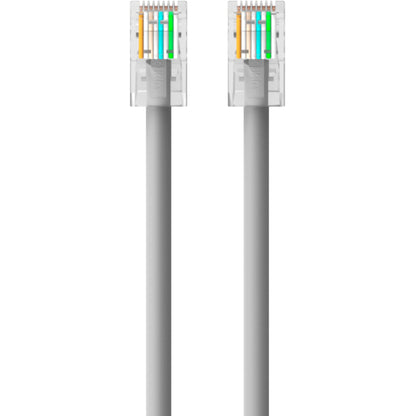 Belkin CAT5e Patch Cable - 7 ft Gray RJ45 Ethernet Network Cable for LAN Connectivity