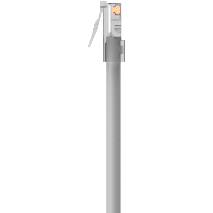 Belkin CAT5e Patch Cable - 7 ft Gray RJ45 Ethernet Network Cable for LAN Connectivity