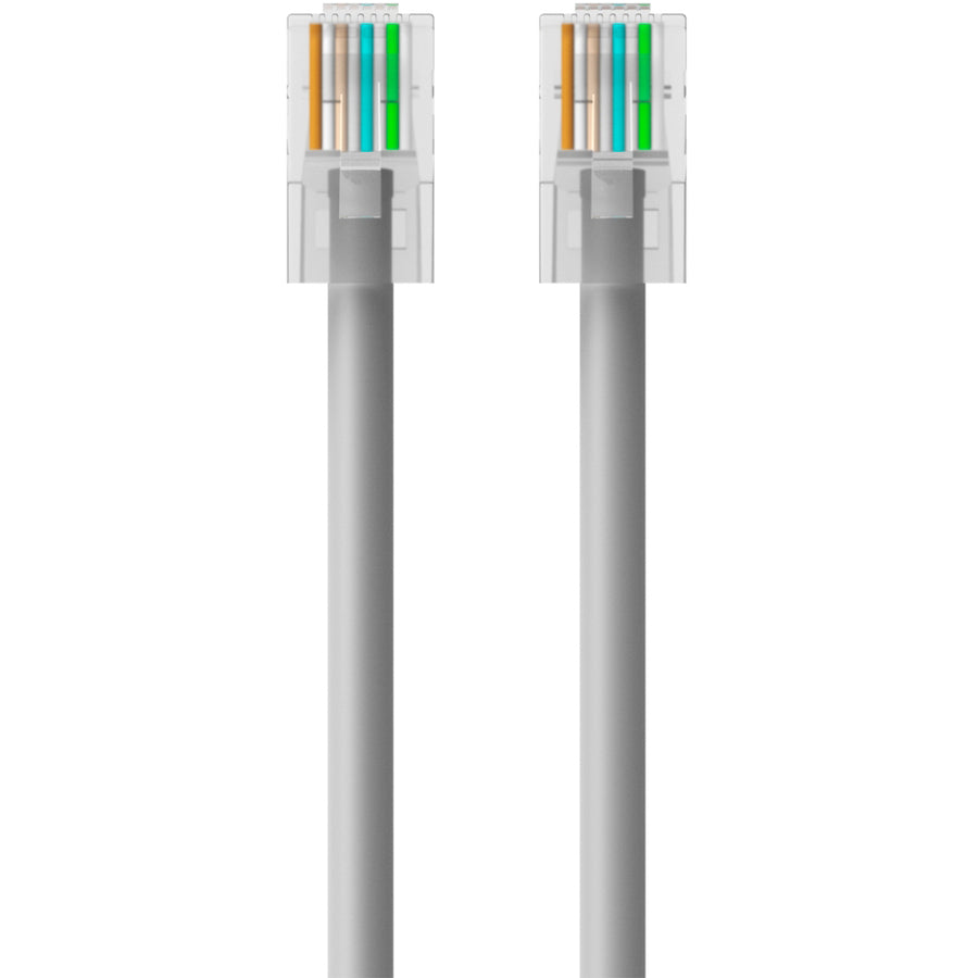 Belkin CAT5e Patch Cable - 7 ft Gray RJ45 Ethernet Network Cable for LAN Connectivity
