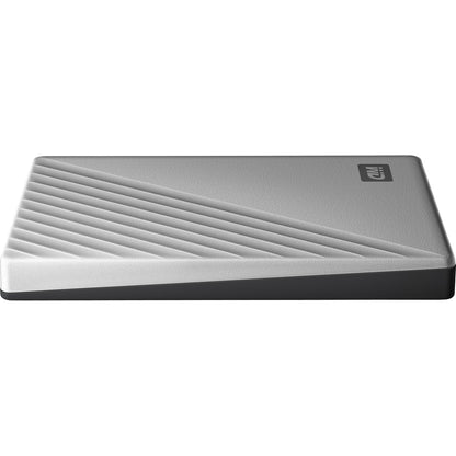 Western Digital My Passport Ultra for Mac 2TB Portable External Hard Drive - USB-C and USB 3.0 Compatibility, Silver