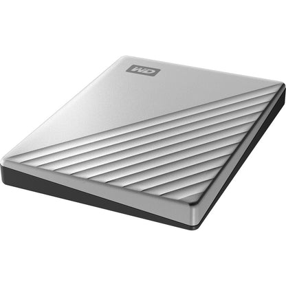 Western Digital My Passport Ultra for Mac 2TB Portable External Hard Drive - USB-C and USB 3.0 Compatibility, Silver