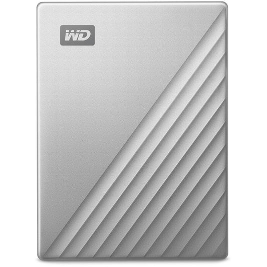 Western Digital My Passport Ultra 4TB External Portable Hard Drive with USB-C & USB 3.0 – Silver