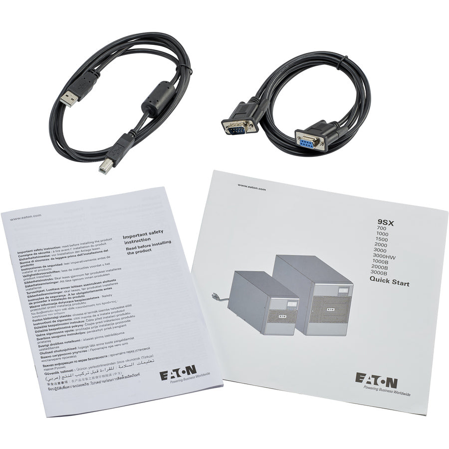 Eaton 9SX 1000VA Tower UPS - Double Conversion Online Power Protection with NEMA 5-15R Outlets and Remote Management