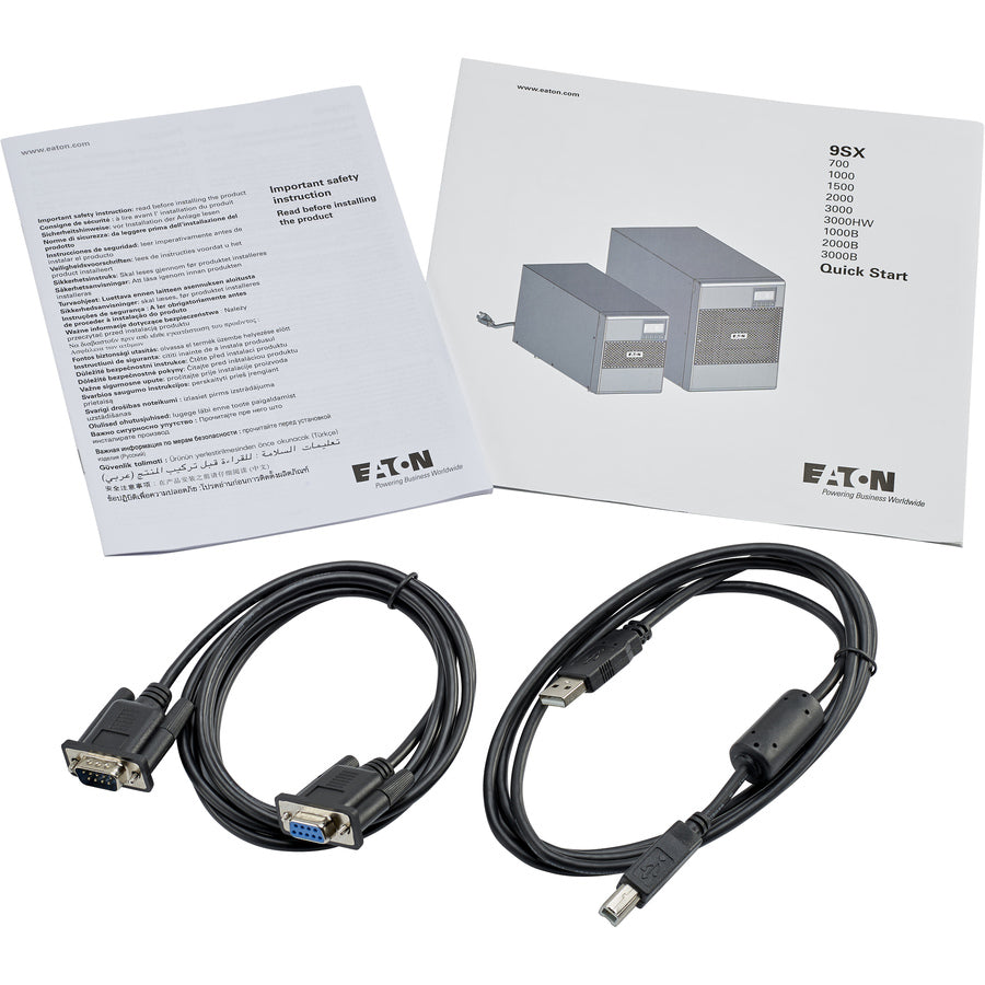 Eaton 9SX 1000VA Tower UPS - Double Conversion Online Power Protection with NEMA 5-15R Outlets and Remote Management