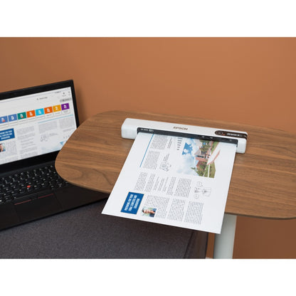 Epson DS-80W Wireless Portable Document Scanner - 600 dpi Optical, Compact & Fast