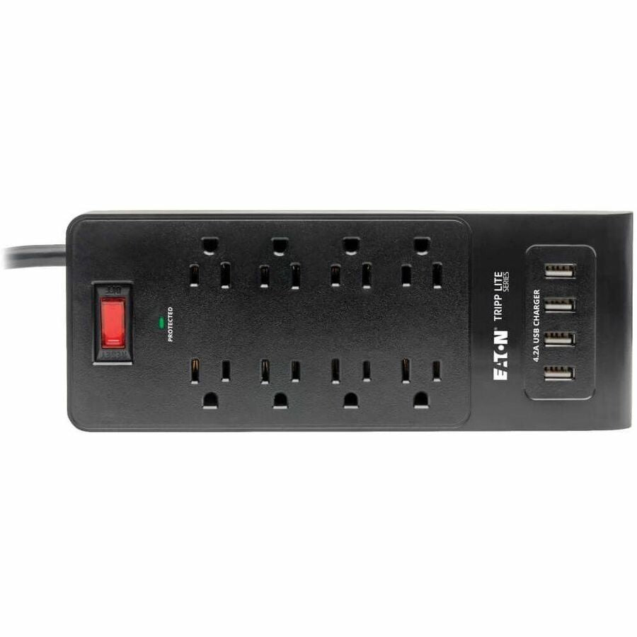 Eaton Tripp Lite Series 8-Outlet Surge Protector with USB Ports (TLP864USBB)