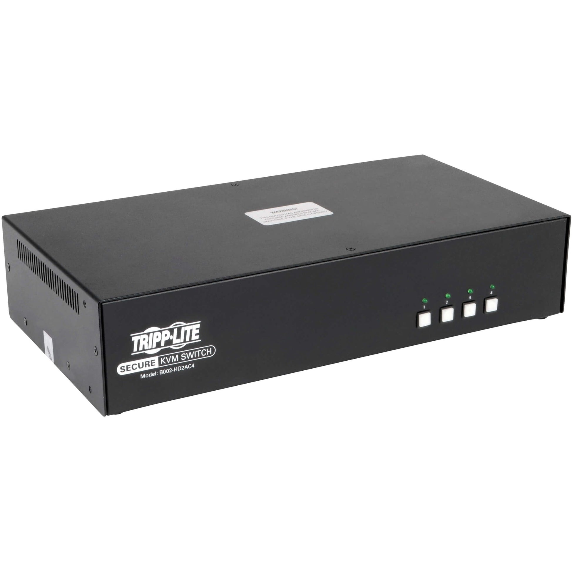 Eaton Corporation B002-HD2AC4 Secure 4-Port HDMI to DisplayPort KVM Switch with Dual Monitors and NIAP Certification