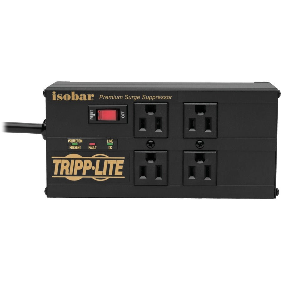 Eaton Tripp Lite Series Isobar IBAR4ULTRAUSBB Surge Protector with 4 Outlets and USB Charging