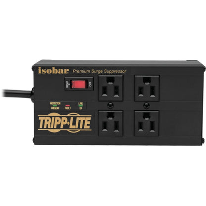 Eaton Tripp Lite Series Isobar IBAR4ULTRAUSBB Surge Protector with 4 Outlets and USB Charging