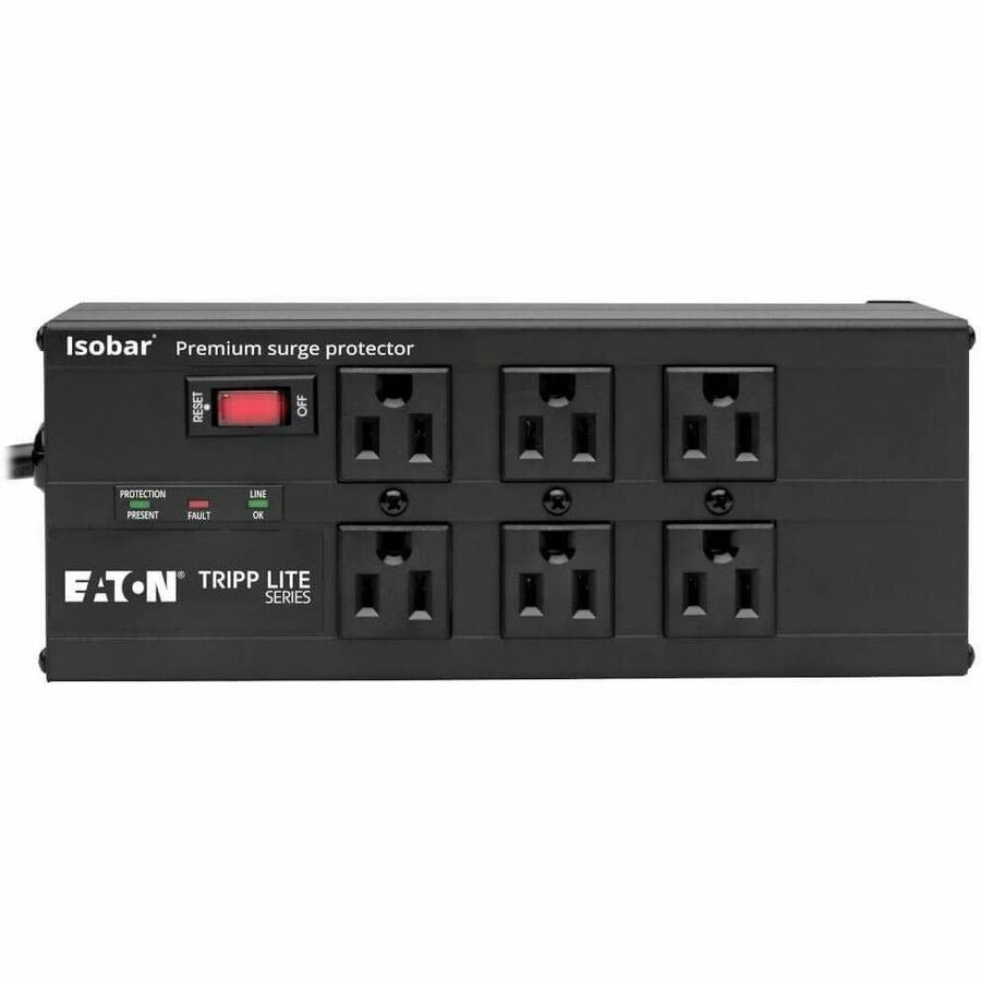 Eaton Tripp Lite Series Isobar IBAR6ULTRAUSBB 6-Outlet Surge Protector with 10 ft Cord and Dual USB Charging Ports