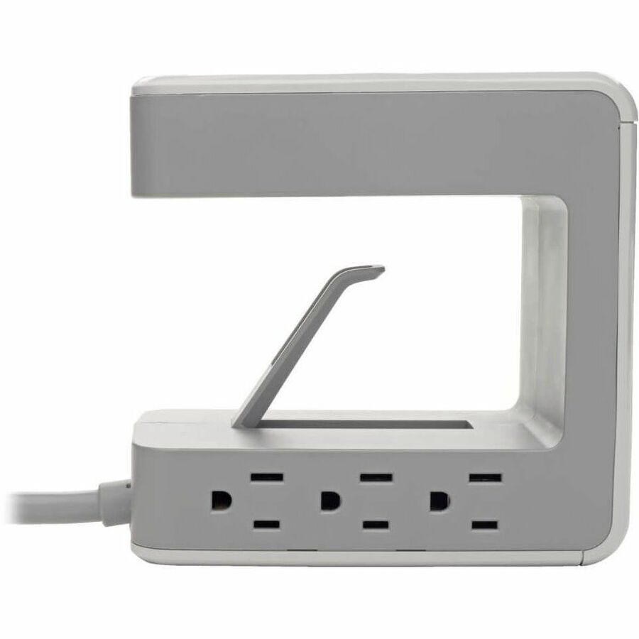 Eaton Tripp Lite Series 6-Outlet Surge Protector with USB-C and USB-A Charging Ports, 8 ft Power Cord, Desktop Clamp for Home and Office