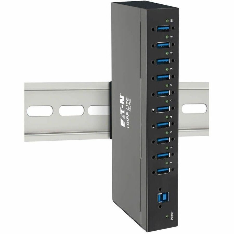 Eaton Tripp Lite Series 10-Port Industrial-Grade USB 3.0 Hub U360-010-IND