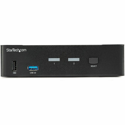 StarTech.com 2-Port DisplayPort KVM Switch - 4K 60Hz with USB 3.0 Hub and Audio Support