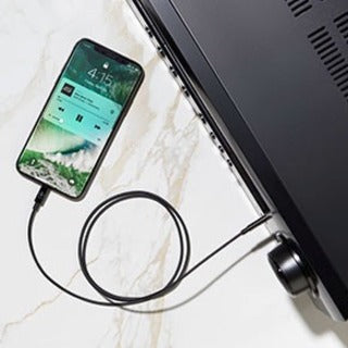Belkin AV10172BT03-BLK 3.5 mm Audio Cable with Lightning Connector for iPhone and iPad