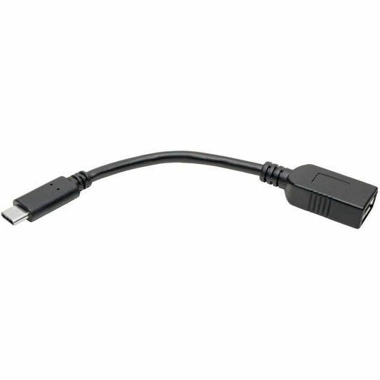 Eaton Tripp Lite Series USB-C to USB-A Adapter Cable (U428-C6N-F), 6 inches, USB 3.1 Gen 1, USB-IF Certified