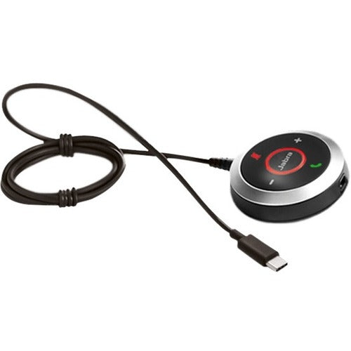 Jabra Headset/Headphone Adapter Remote Unit (Part Number 14208-21) for Jabra Evolve 80 Link Headset