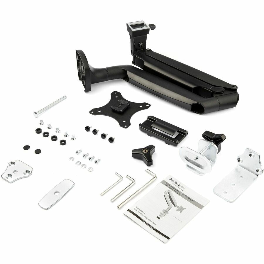 StarTech.com Single Desk Mount Monitor Arm for 13-34 Inch Displays - Full Motion, Heavy Duty, Black