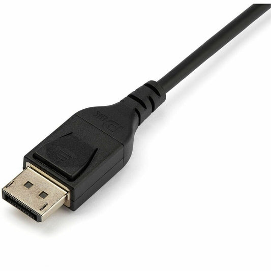 StarTech.com 6.6 ft VESA Certified DisplayPort 1.4 Cable - Supports 8K Resolution and HDR