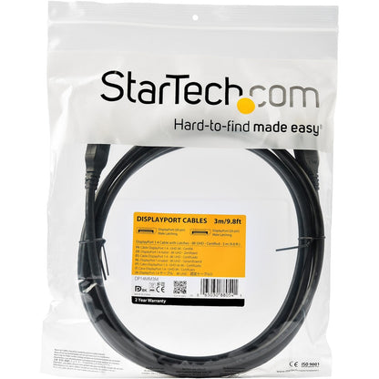 StarTech.com 9.8 ft DisplayPort 1.4 Cable - Supports 8K at 60Hz with HDR and MST