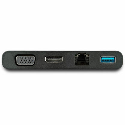 StarTech.com USB C Multiport Adapter with HDMI, VGA, Gb Ethernet & USB - Compact Travel Dock with 4K HDMI Support