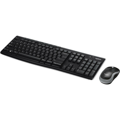Logitech MK270 Wireless Keyboard and Mouse Combo – Full-Size, Ambidextrous, Spill-Resistant
