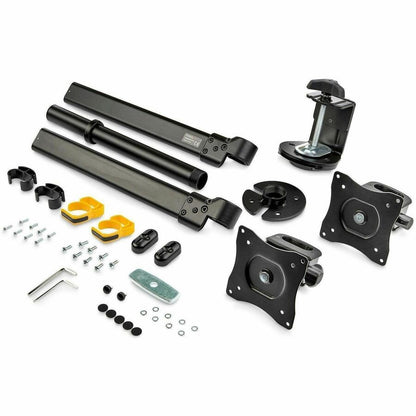 StarTech.com ARMBARDUOG Dual Monitor Desk Mount for 13 to 27-inch Displays with Adjustable Height and Flexible Mounting Options